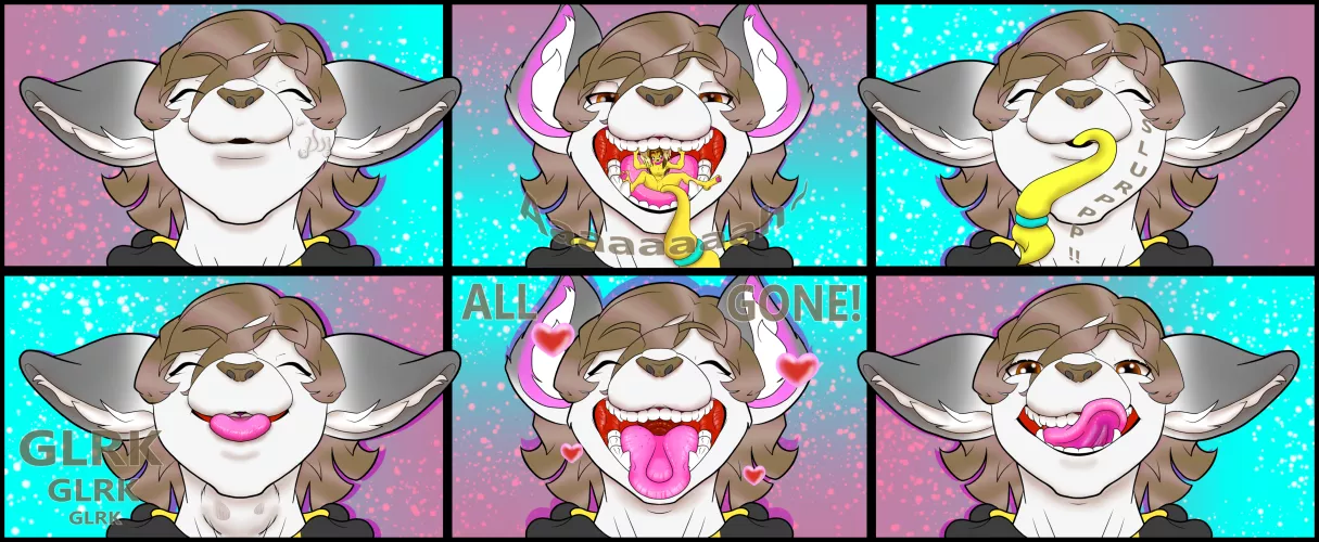 {Image} The Many Maws of Kitt (Art by me, AtelierPhos) by DigitalFurryArtist