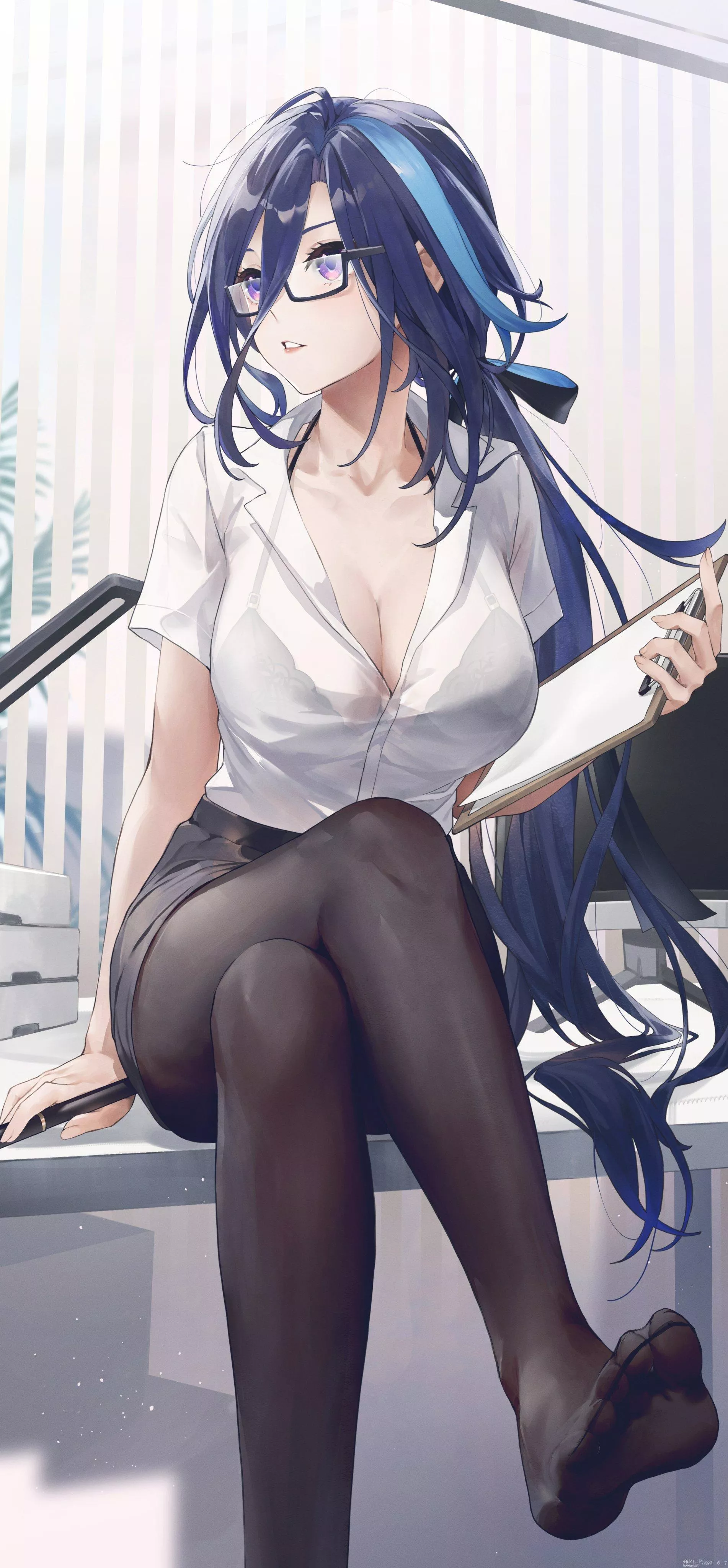 Office Lady Clorinde [Genshin Impact] posted by CheetahSperm18
