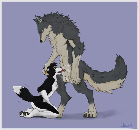 Sniff it like a good boy (Jondrethefurry) by Highest_five