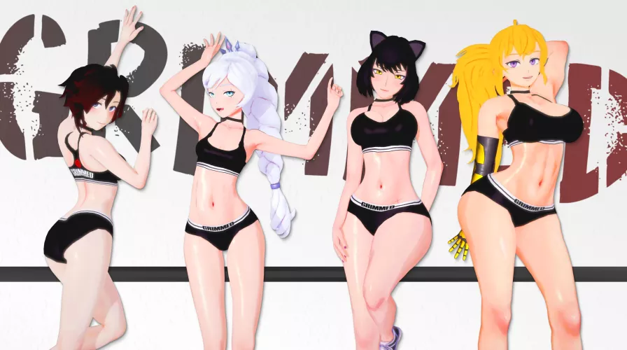 Team RWBY are certified GRIMMED girls (Arrancon) by Arrancon