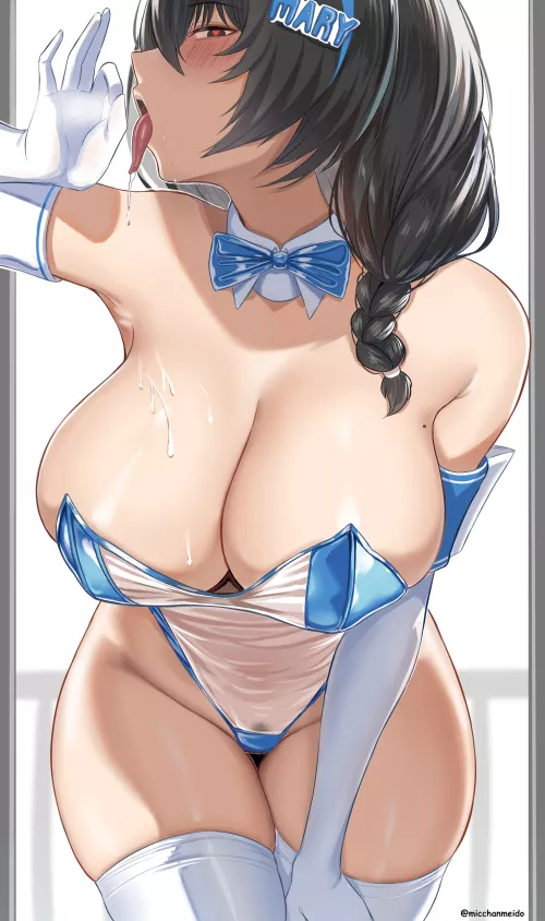 Bunny Mary's Oral Invitation (Micchan/MicchanMeido) [Goddess of Victory: Nikke] by llamanatee