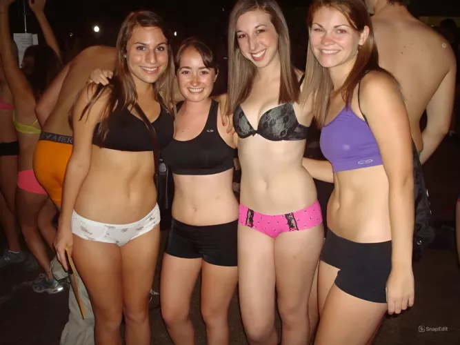 College Freshmen Undie Run  - Rank and Why by Suitable-Stress-7524