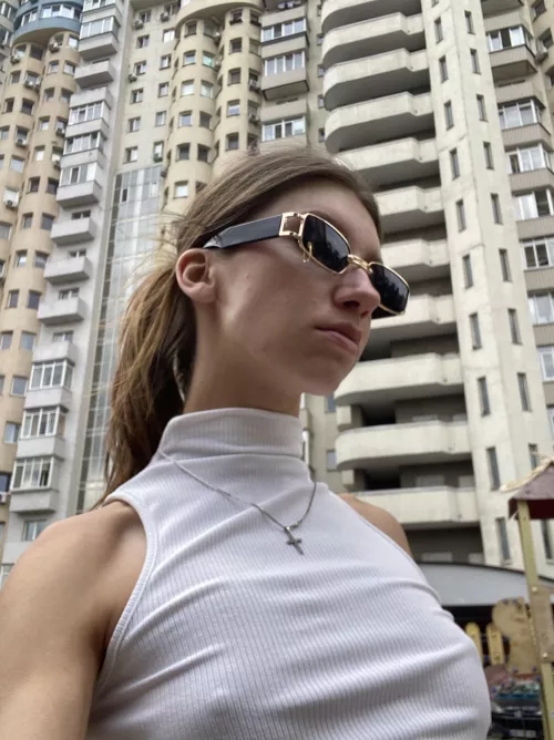 I love how my breast shape looks without a bra by steeprelaxation13