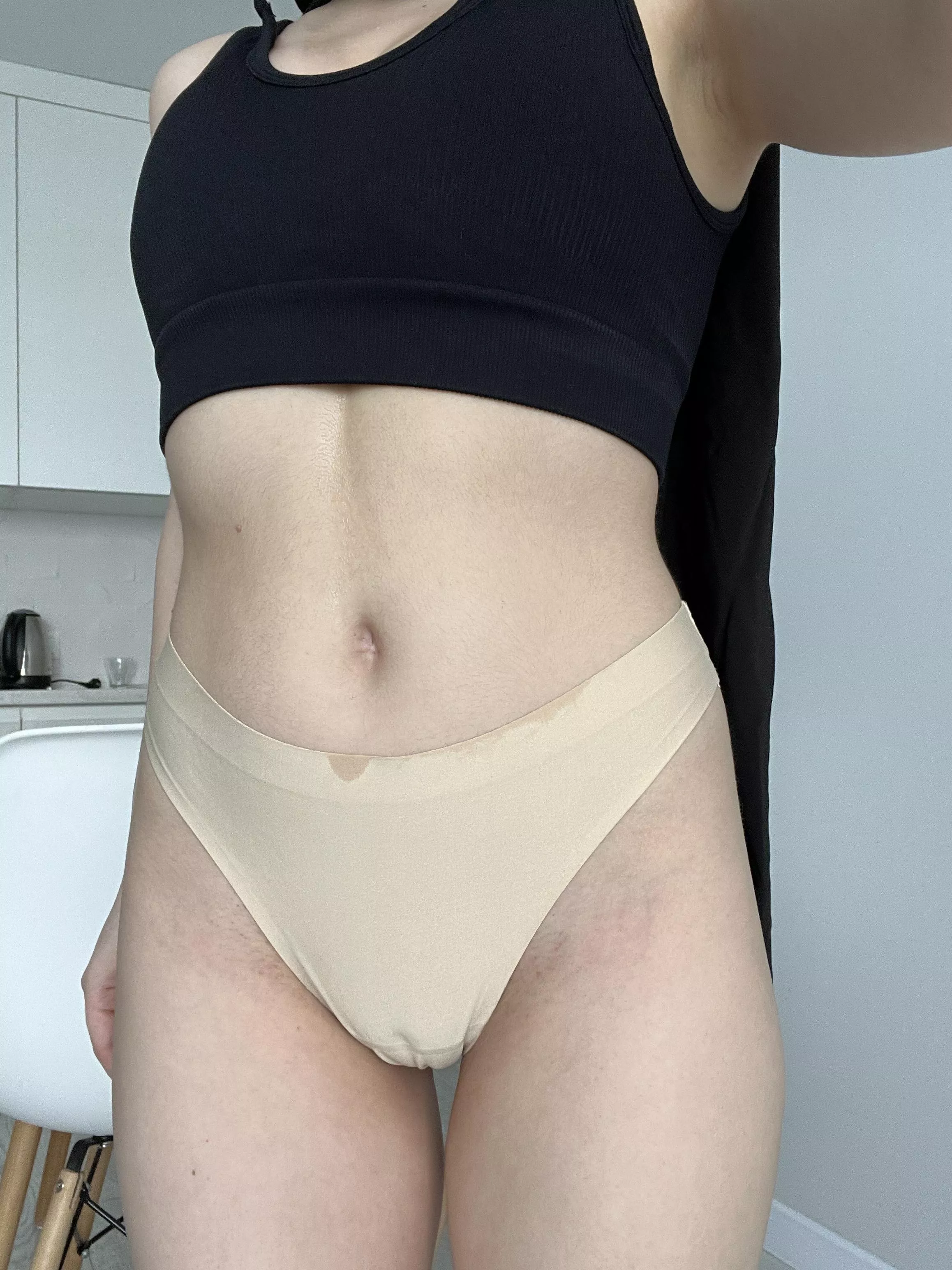 I remember being embarrassed of having a camel toe, now I love having a big fat pussy posted by Lara_xoe