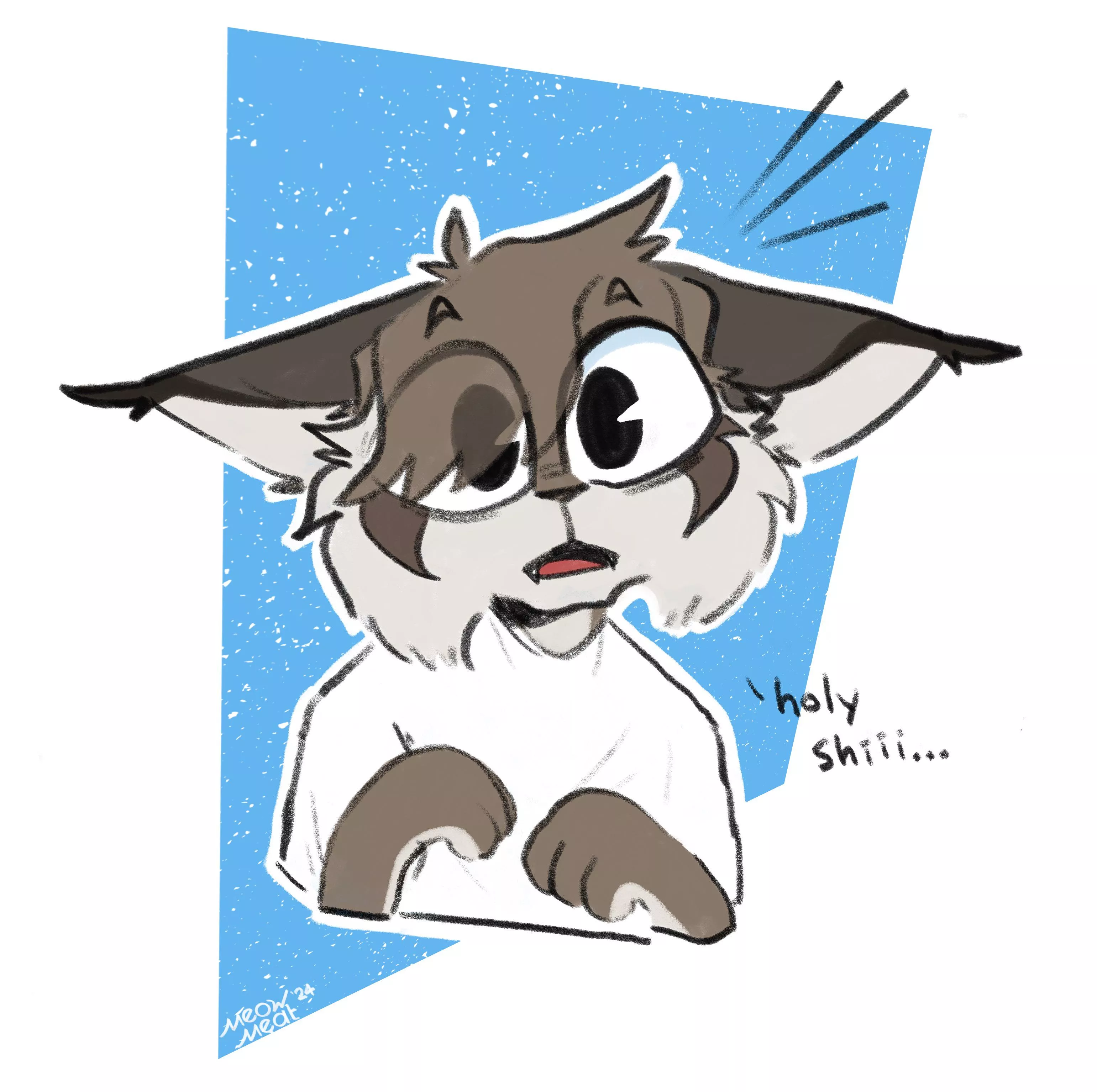 POV: Me looking at your cool art posted by Kedicat