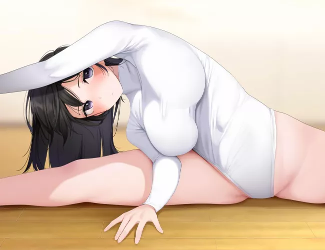 Stretching before Rehearsal  by CheetahSperm18