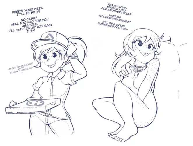 Costumer service is best service~ (sweaterbrat) by Random-Guys1