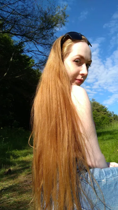 I usually call my hair strawberry blonde, what would you call it? by TinyTink33