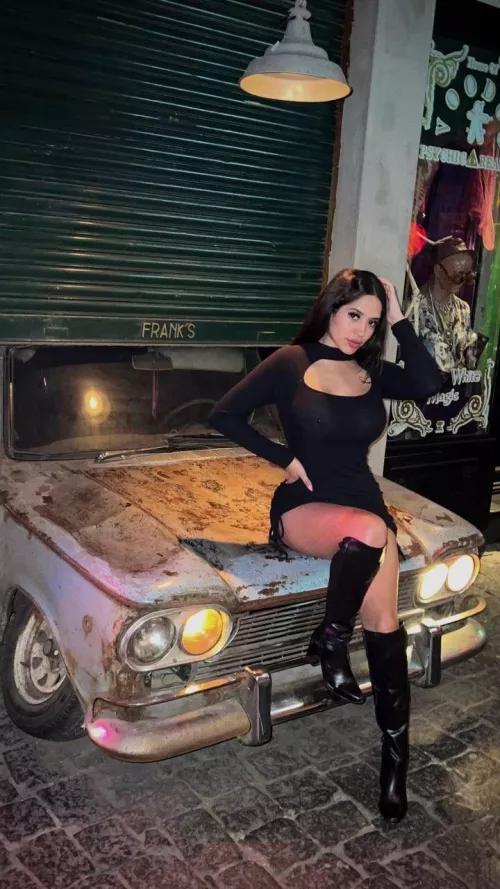 I’d love to take pictures on the hood of your car by PaulaFlores