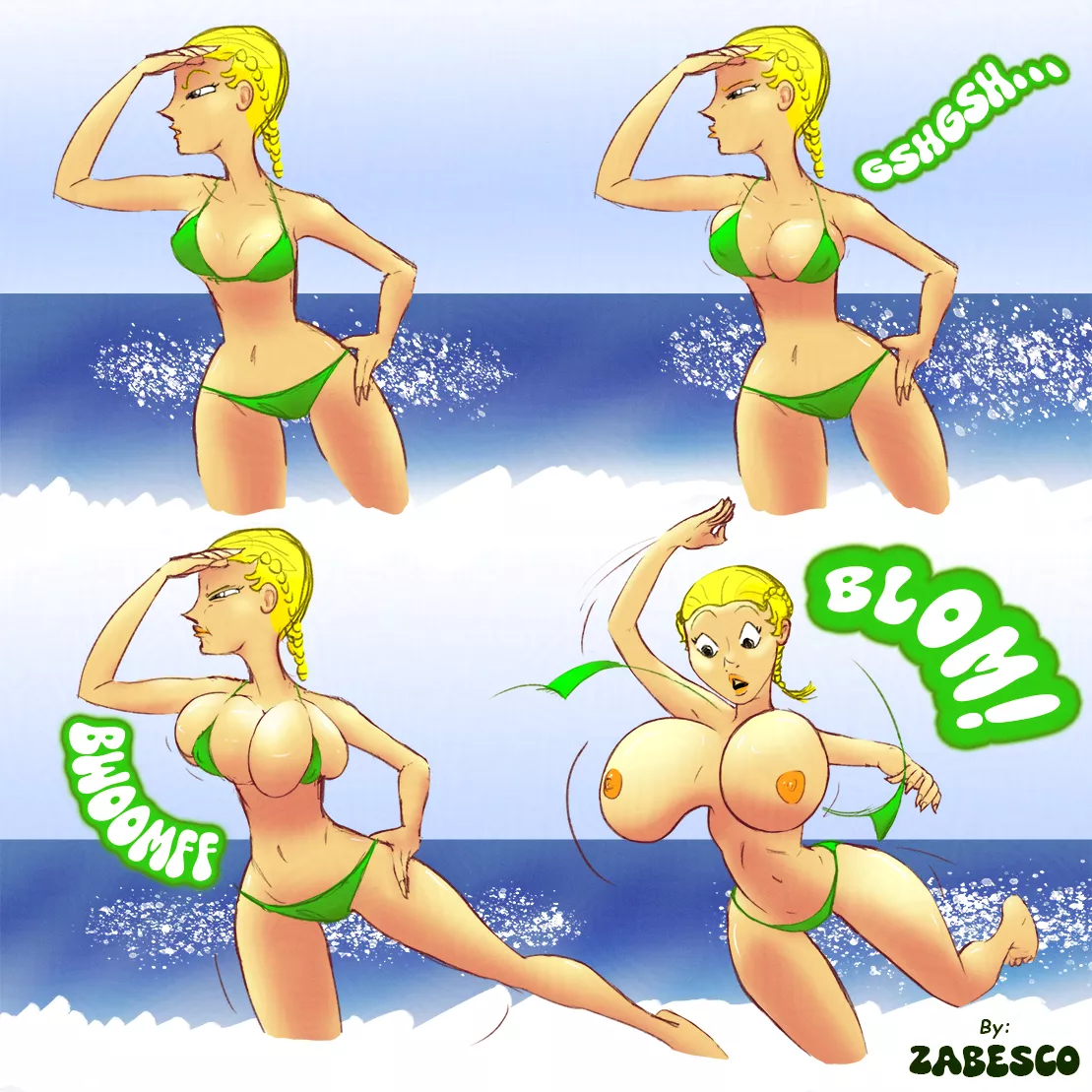 Big day at the beach by Zabesco [OC] posted by zabesco