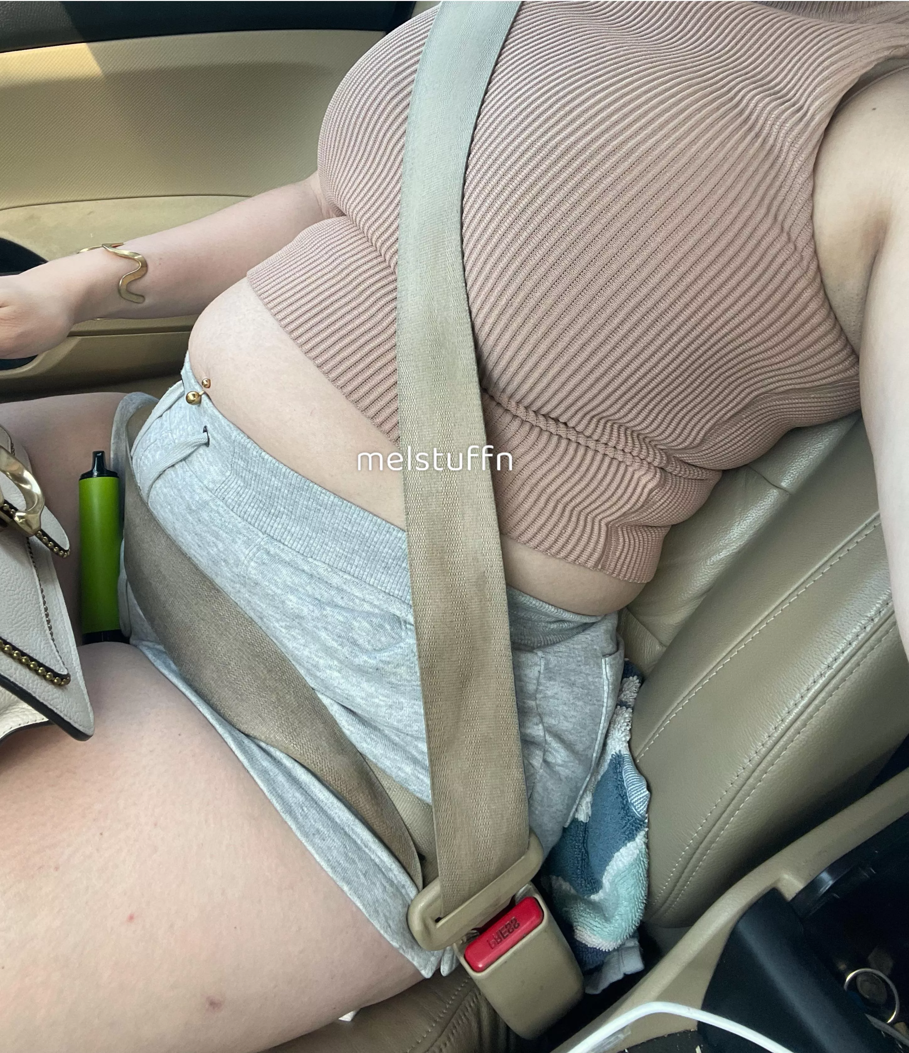 Fattys have to run errands too, I look hungry 🤭 posted by Melstuffn