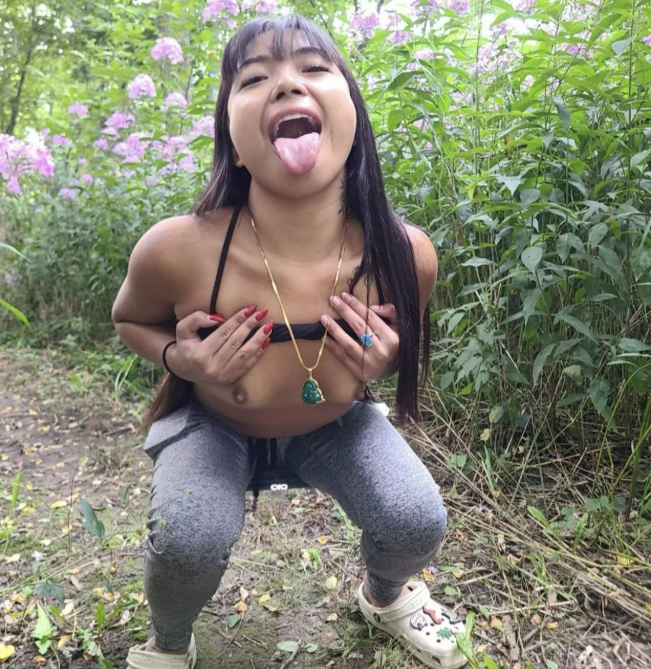 let’s have some fun in the woods  posted by asiandolldesires