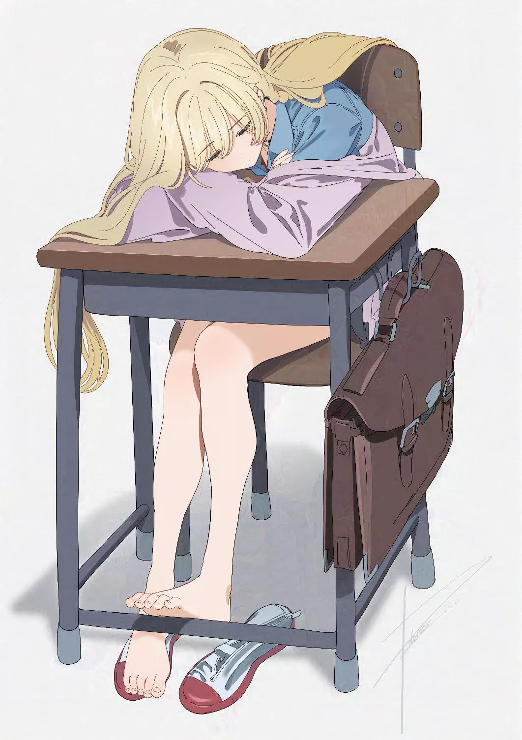 Shoes Off In Class [Original] posted by A_MASSIVE_PERVERT