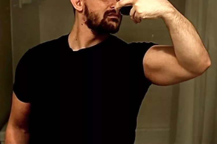 Wanna watch me do man stuff? by alargeguy