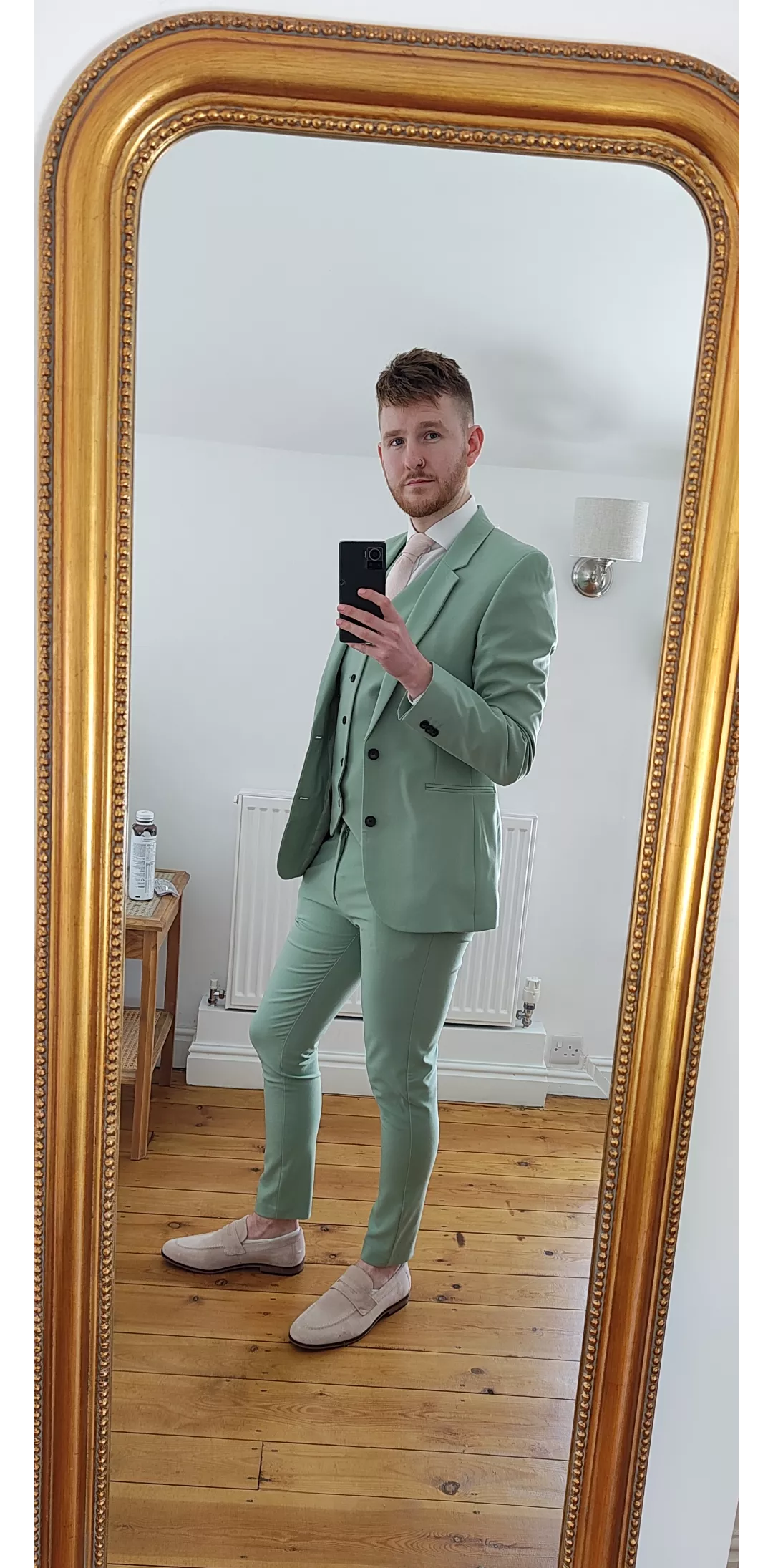 All dressed up for a summer wedding but looks like I'll be needing my umbrella ☔ posted by RossumPossum9