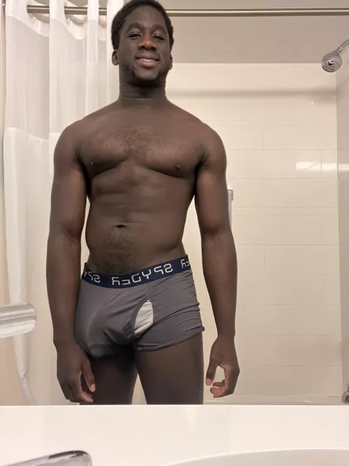 had rto strip down after getting rained out! by LimpCount7784