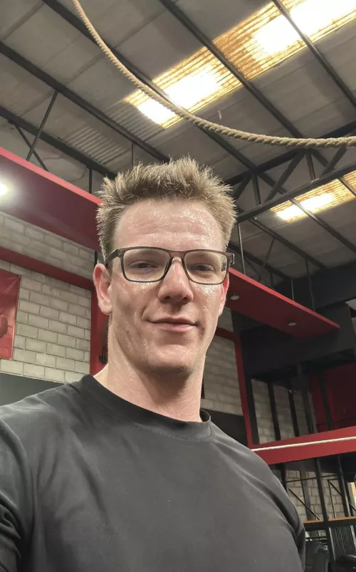 I was a little sweaty after today's workout!  💪🏼 by Conorevanns