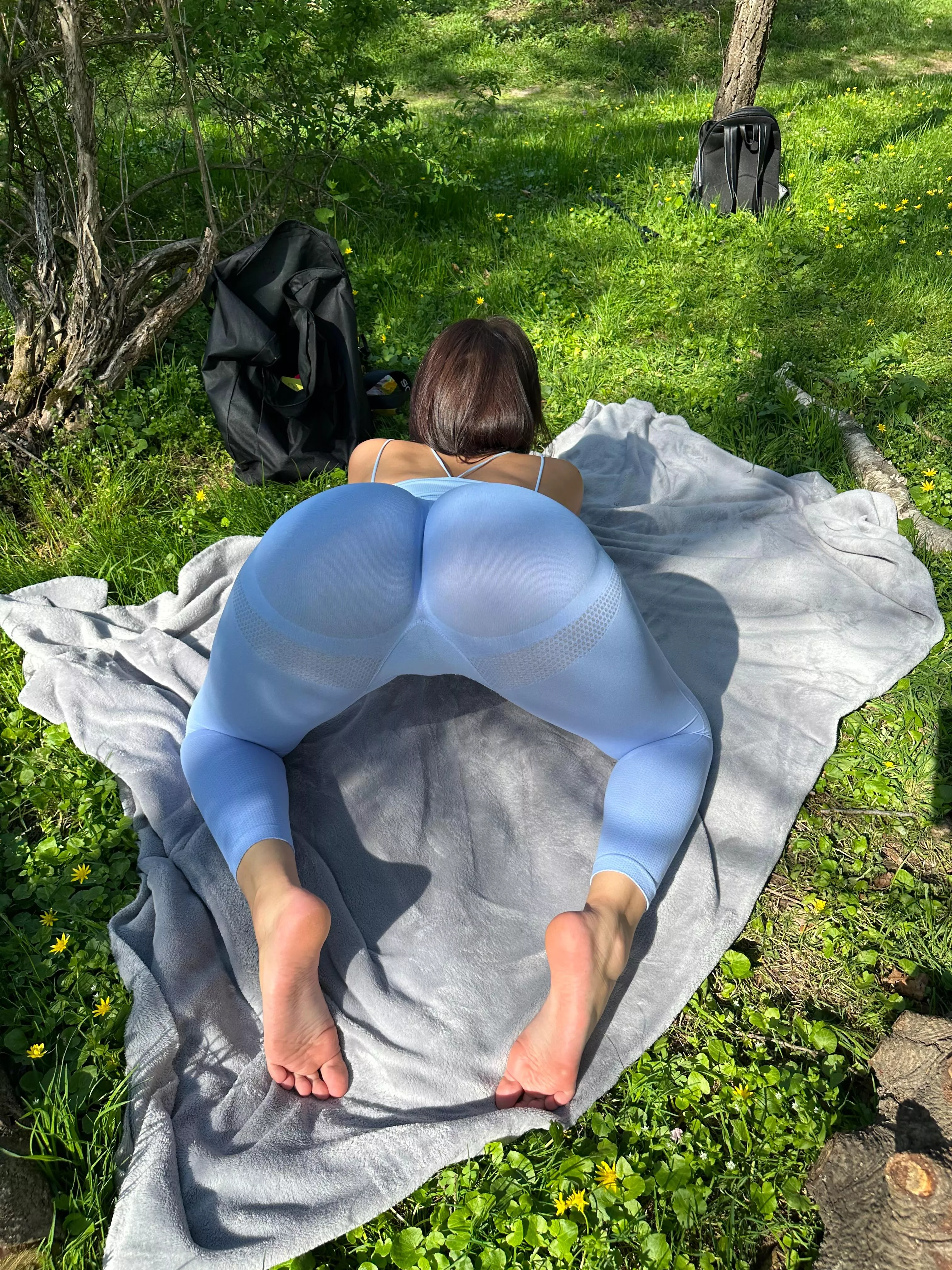 If You woke up and saw my feet on your face, what would you say first ? posted by Vikiyoga