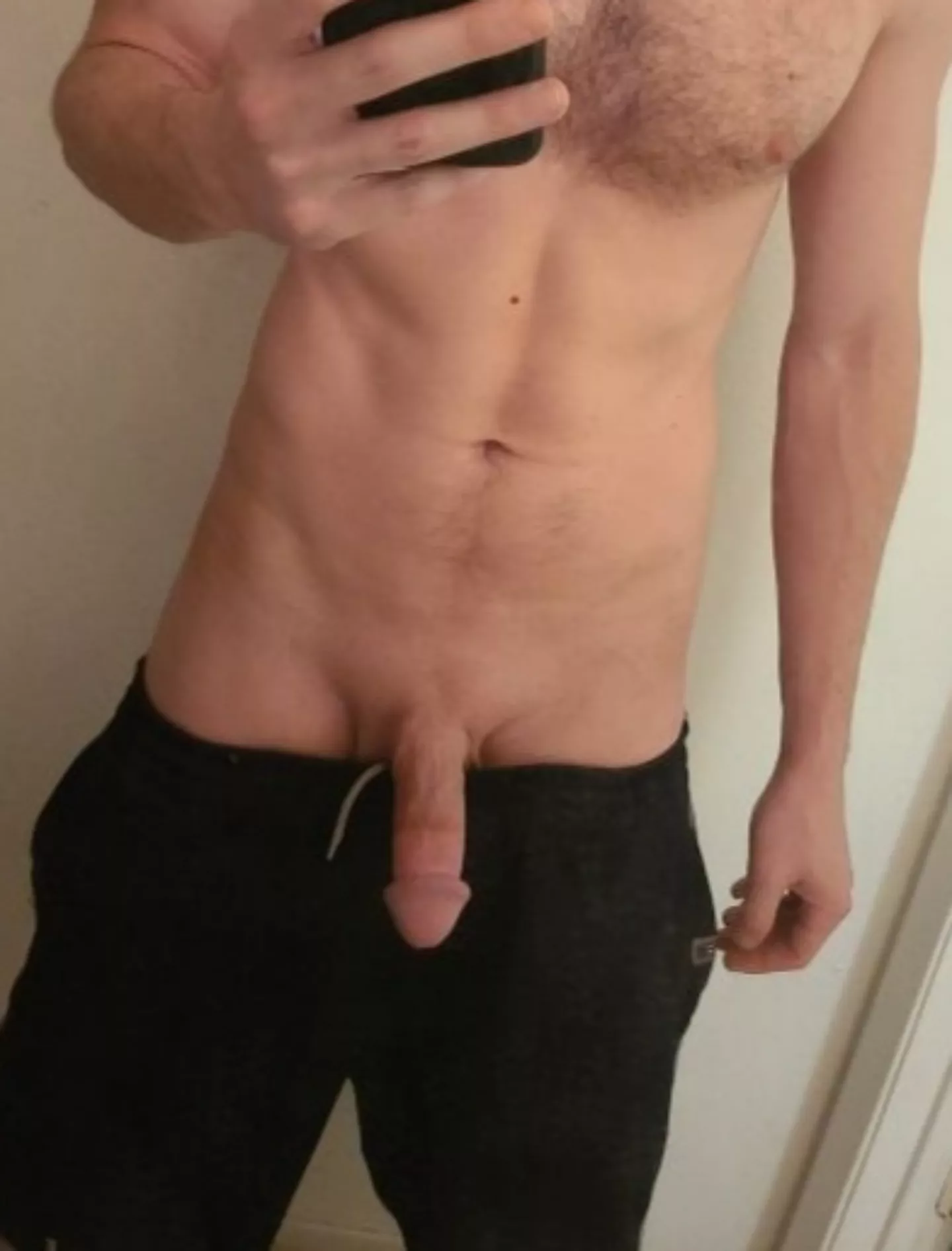 My favorite thing about loose shorts with no underwear. It always wants to come out and say hi posted by Ok_Inside5682