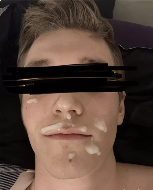 My pretty Str8 boys first facial all for the world to see  by Empty-Welcome-2633