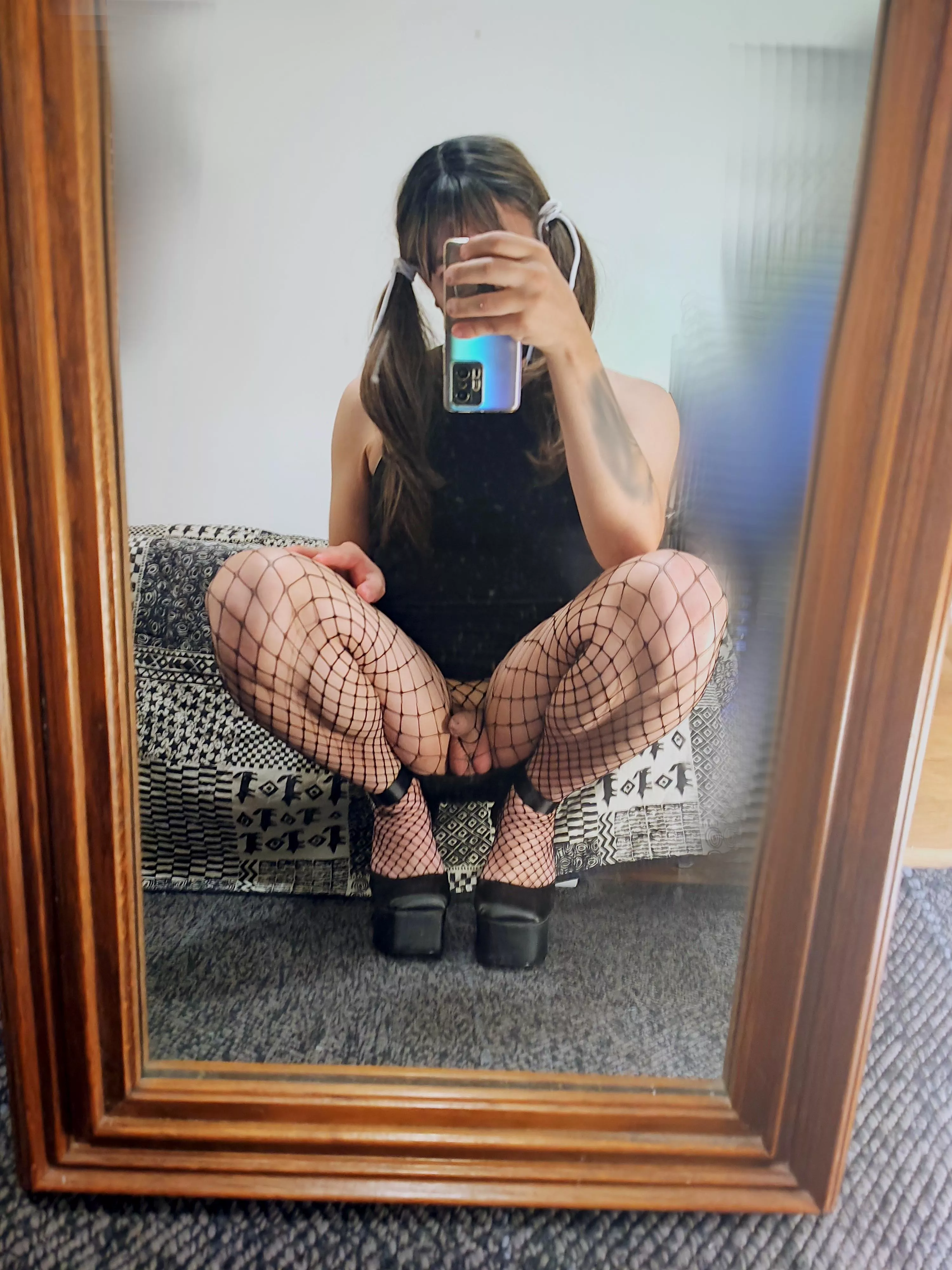 Twintails, fishnets and heels, at least turns me on posted by mafstah