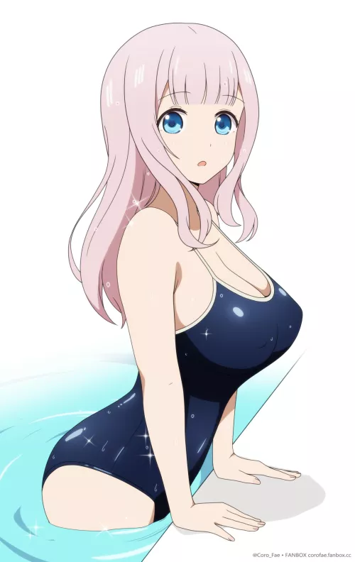 Chika Coming Out Of Her School Pool (Kaguya-Sama Love Is War) by Csxc