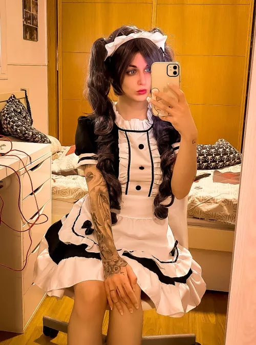 Dirty maid ready to serve you  by InfernoImpulse