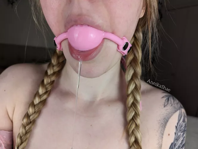 good girls should be gagged until their mouths are needed by a real cock [f] by AnnikaShae