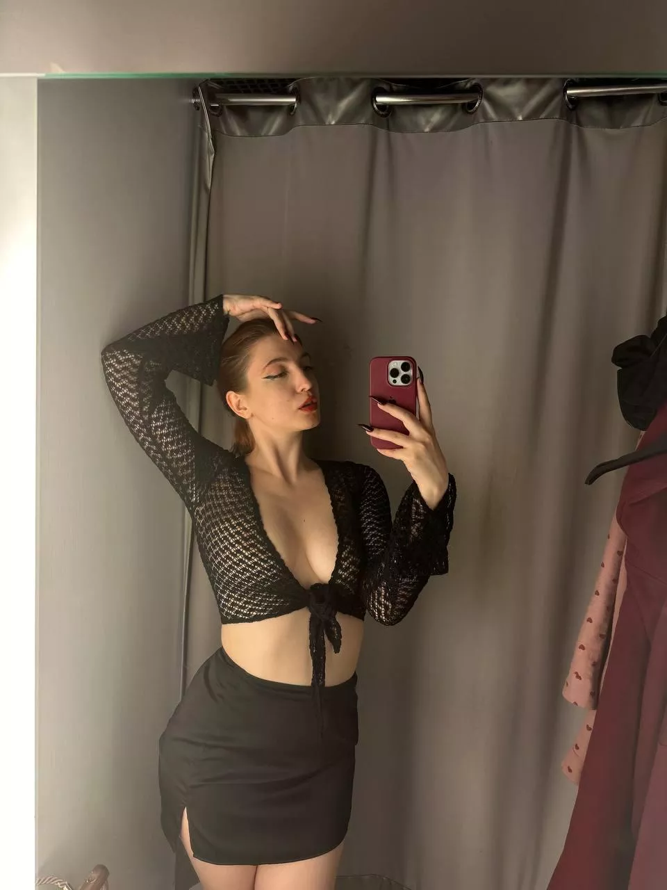I like to take selfies in the fitting room posted by NaughtyGlowPrincess