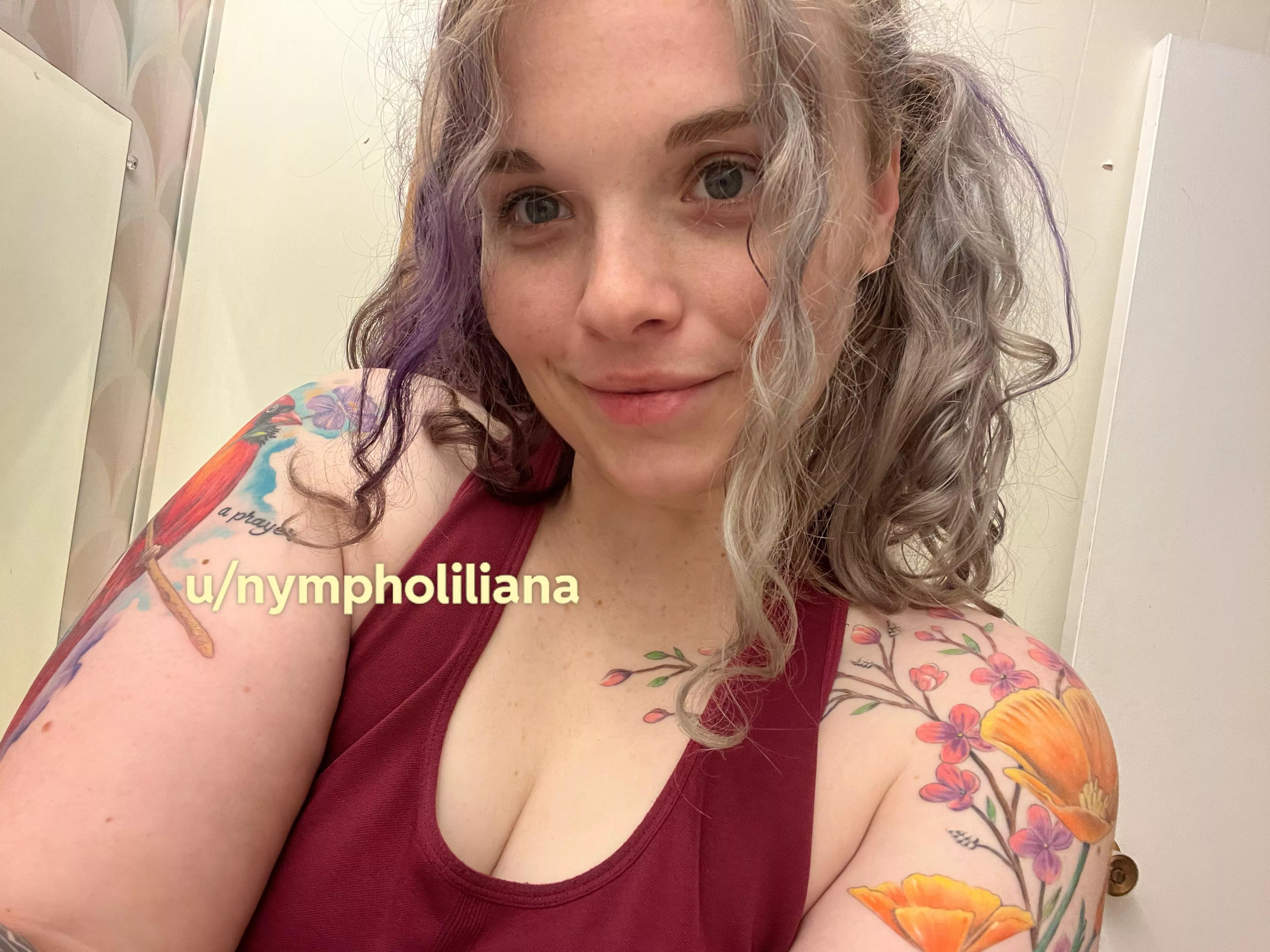 Looking cute with all my tattoos  posted by nympholiliana