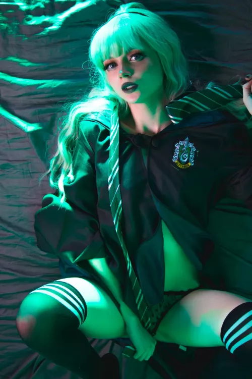 Only the most naughty and mischievous girls get into Slytherin by MereOasis
