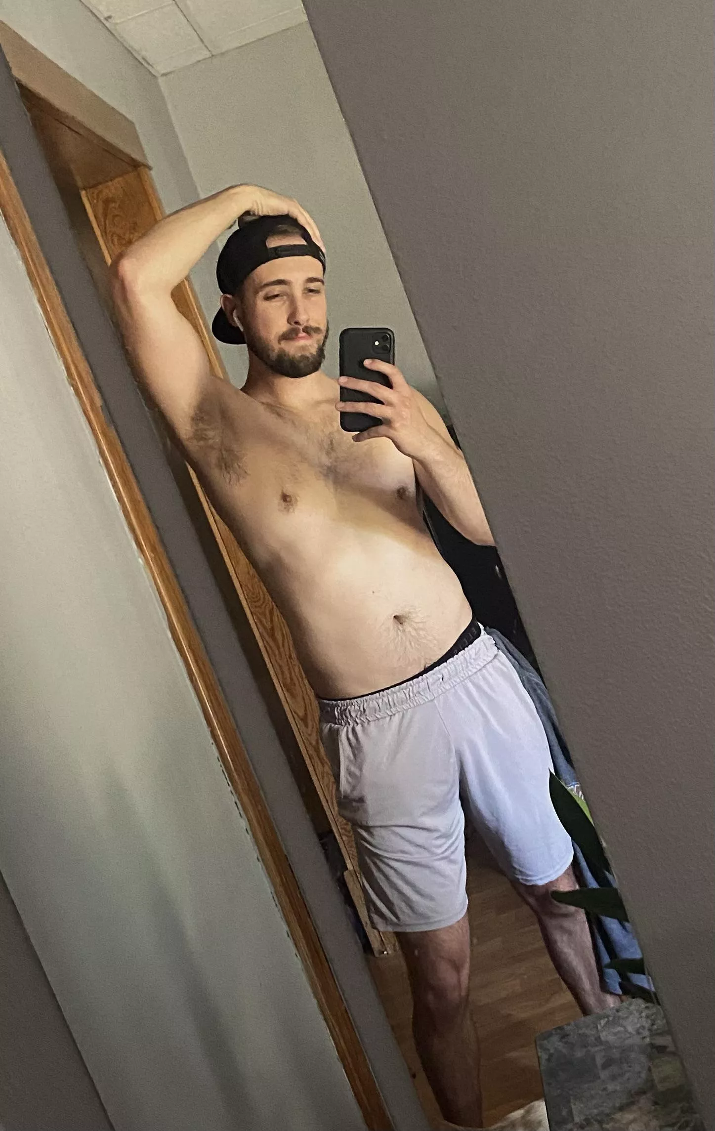 Sweaty after mowing the lawn. Want a sniff? posted by bbb801011