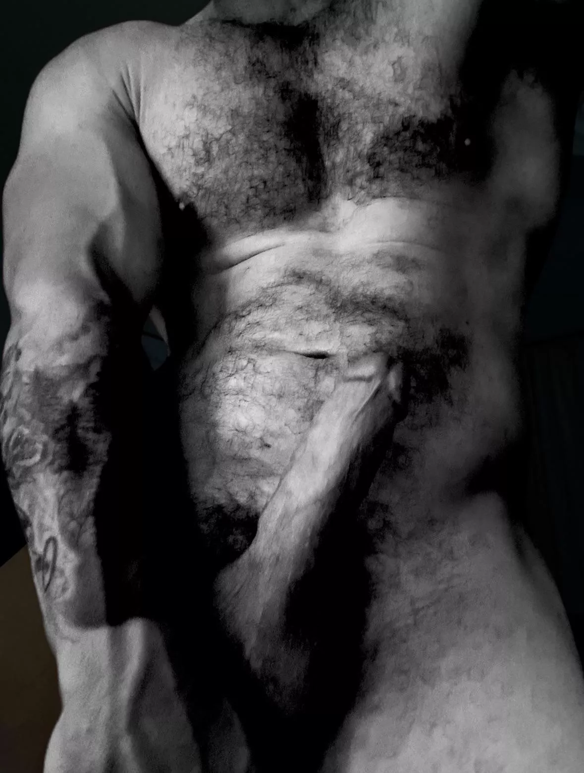 Every day I sculpt this hard, toned, muscular body, getting stronger. posted by AlphaDomBrad