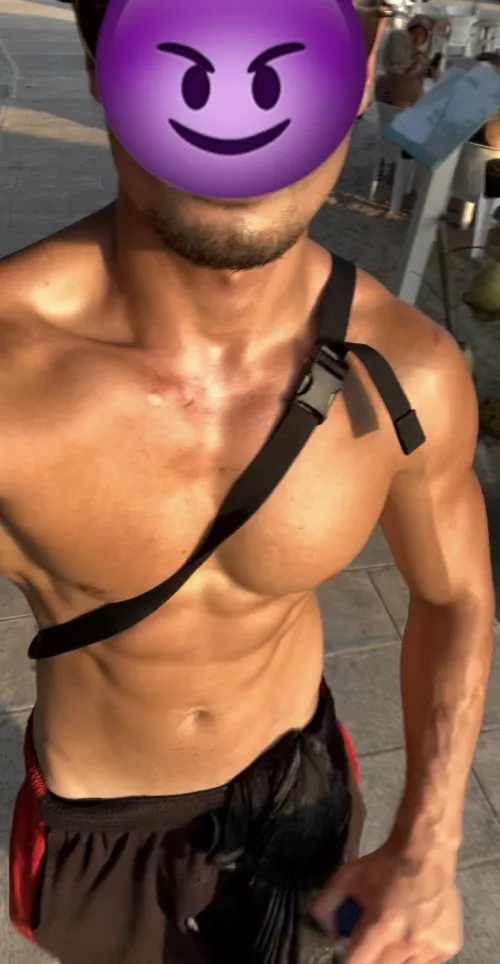 My veiny forearms are now all tanned too 😍😊 by TheeGuyDerek