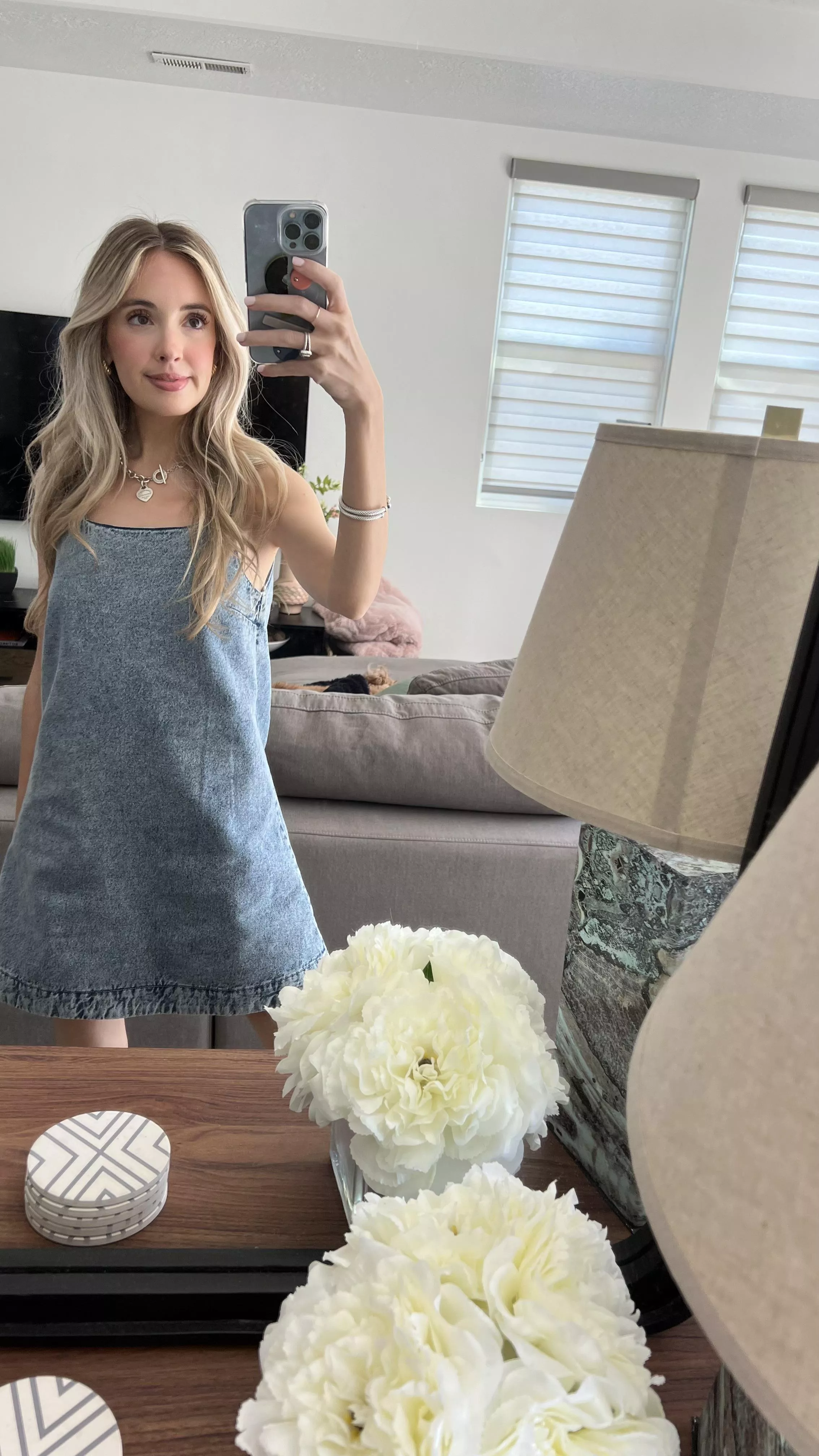 A denim mini dress do you like posted by vegansoda