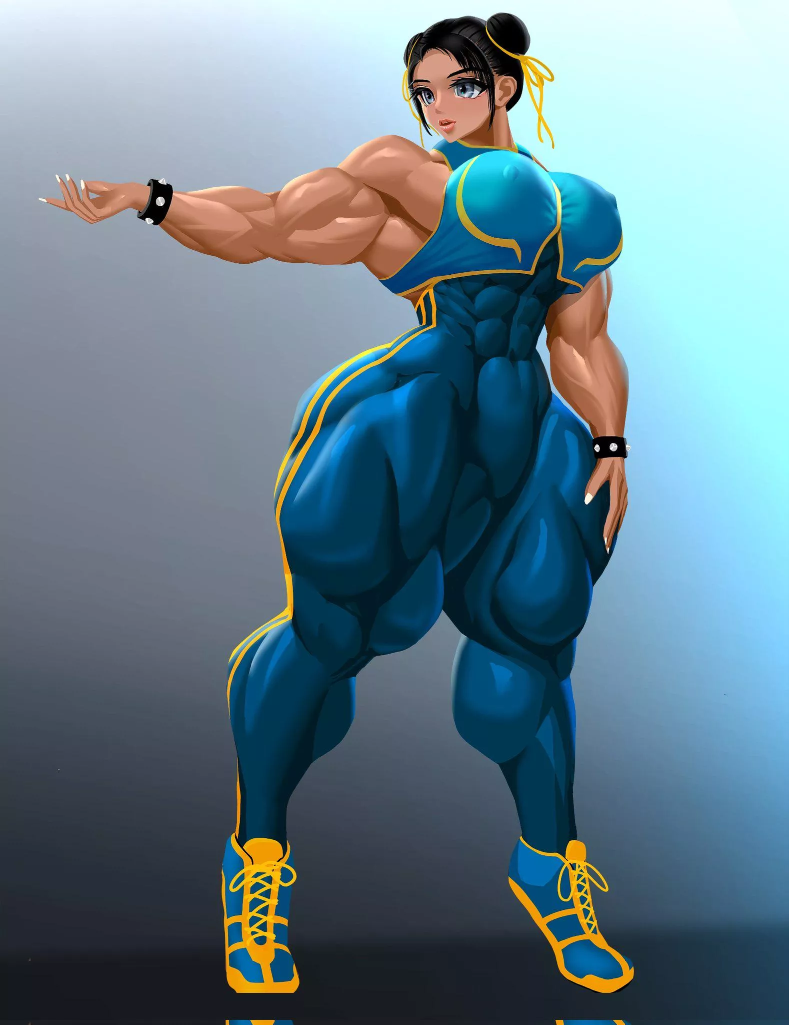 Chun-li from Street fighter [@cmdshftp] posted by TheTMoneyMan