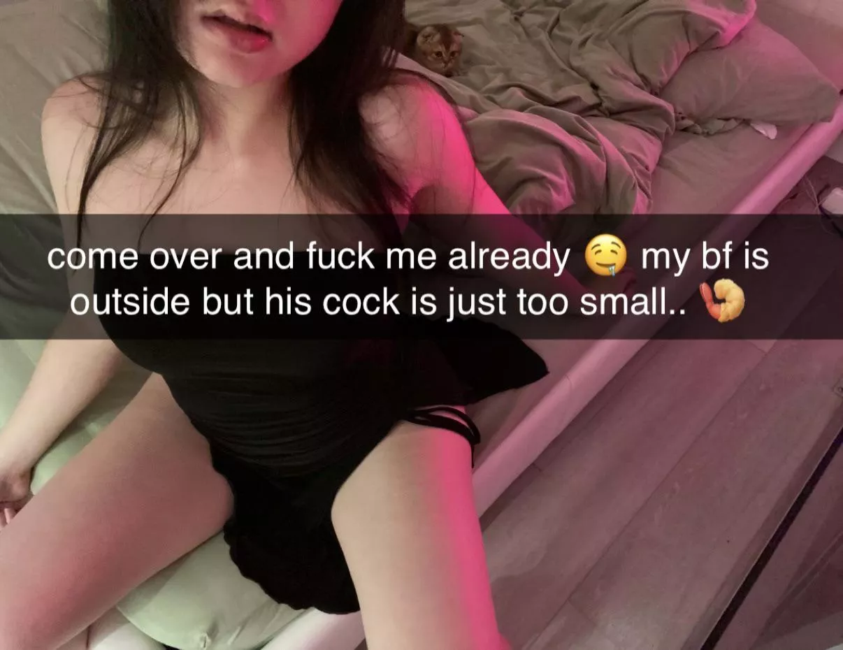 craving your big cock 🤤 don’t worry, he won’t find out 🤭(18 asian)  posted by annalovesdumplings