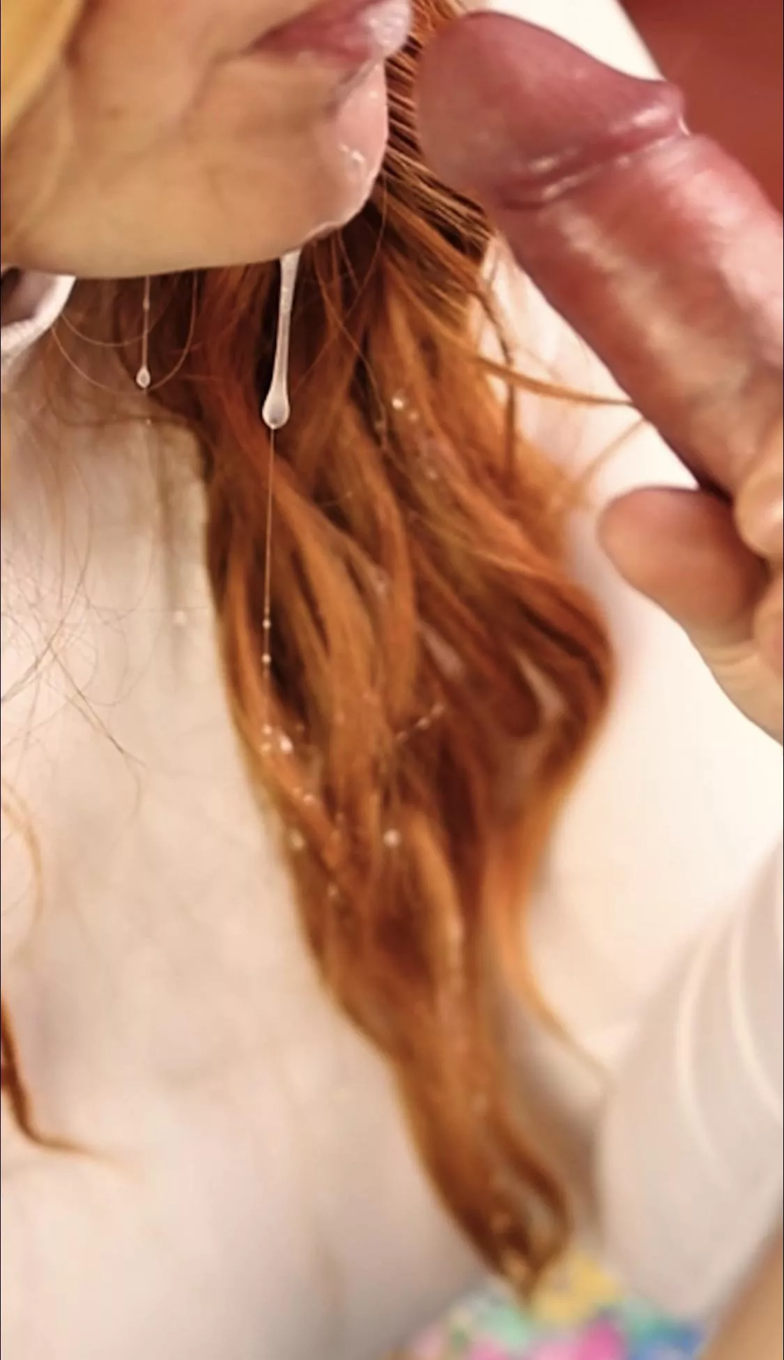 I was going for a facial but it got in my hair, on my clothes and my mouth too posted by GoddessRoseWife