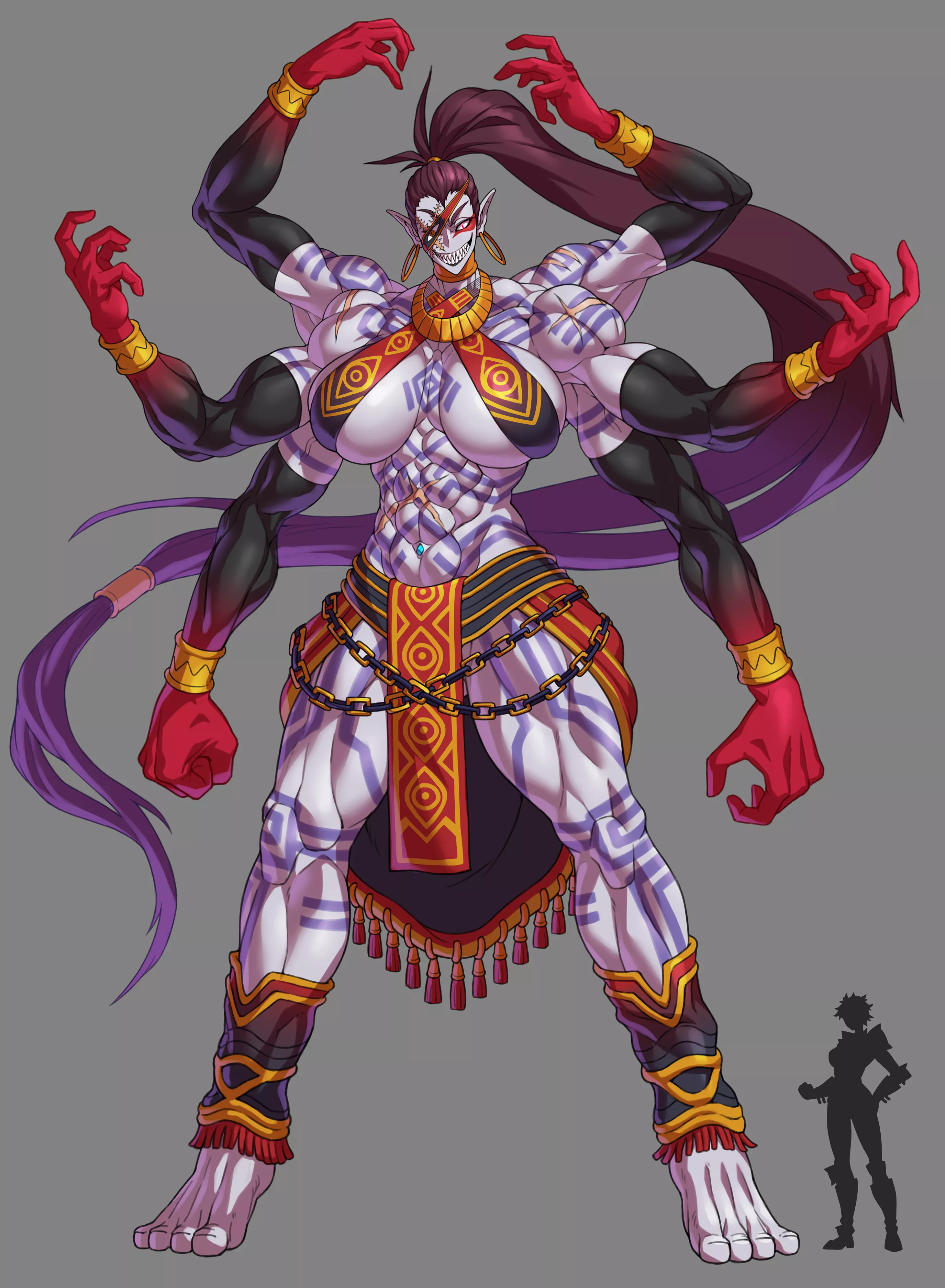 Imagine what she can do with all those arms!  posted by Cultural_Car_4195