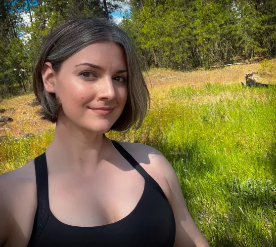 The guys all look at me differently out on the trail now when I run... Wonder why... by AlsoAshley