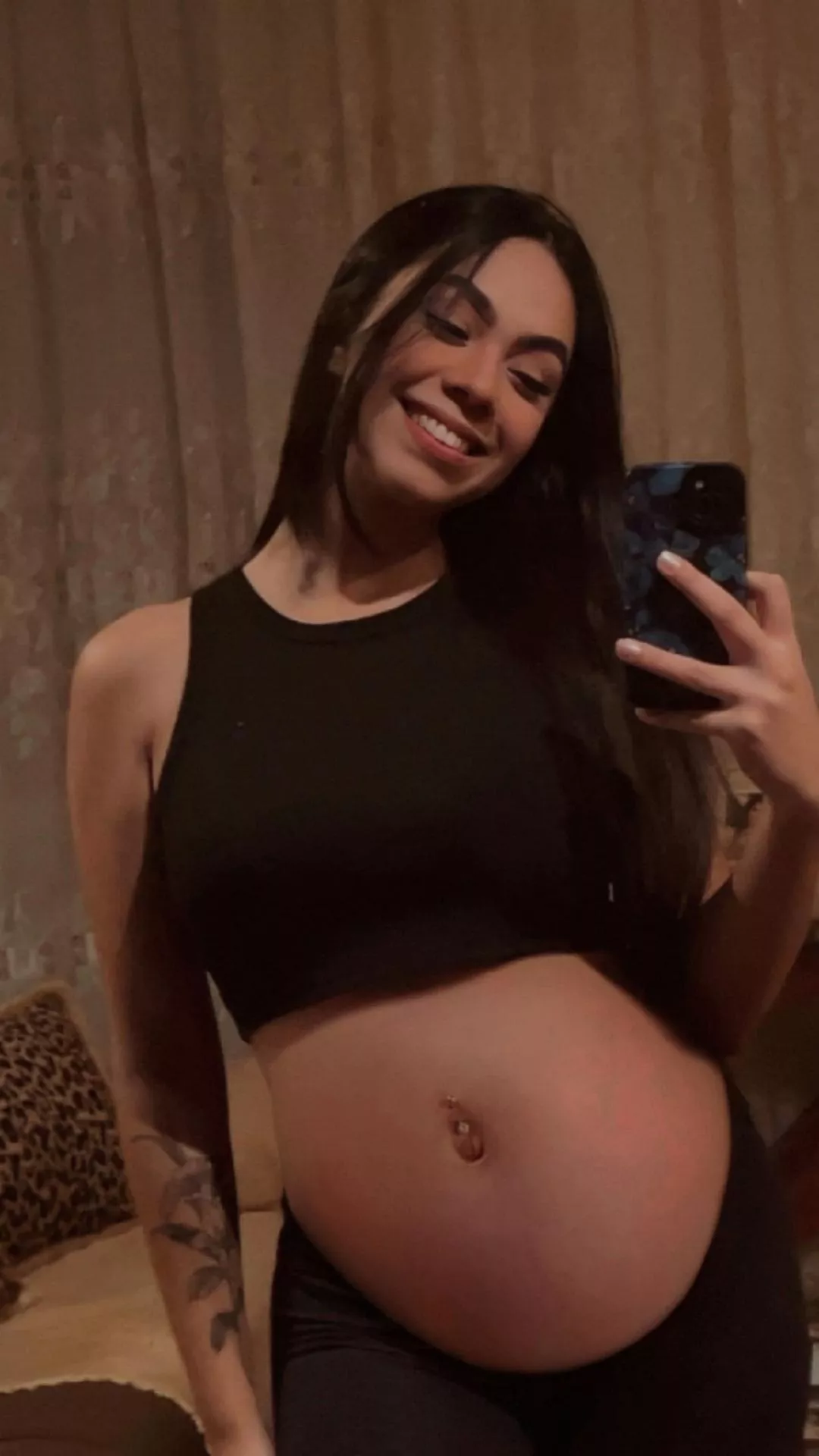 Very beautiful young pregnant woman posted by beccasillustrations