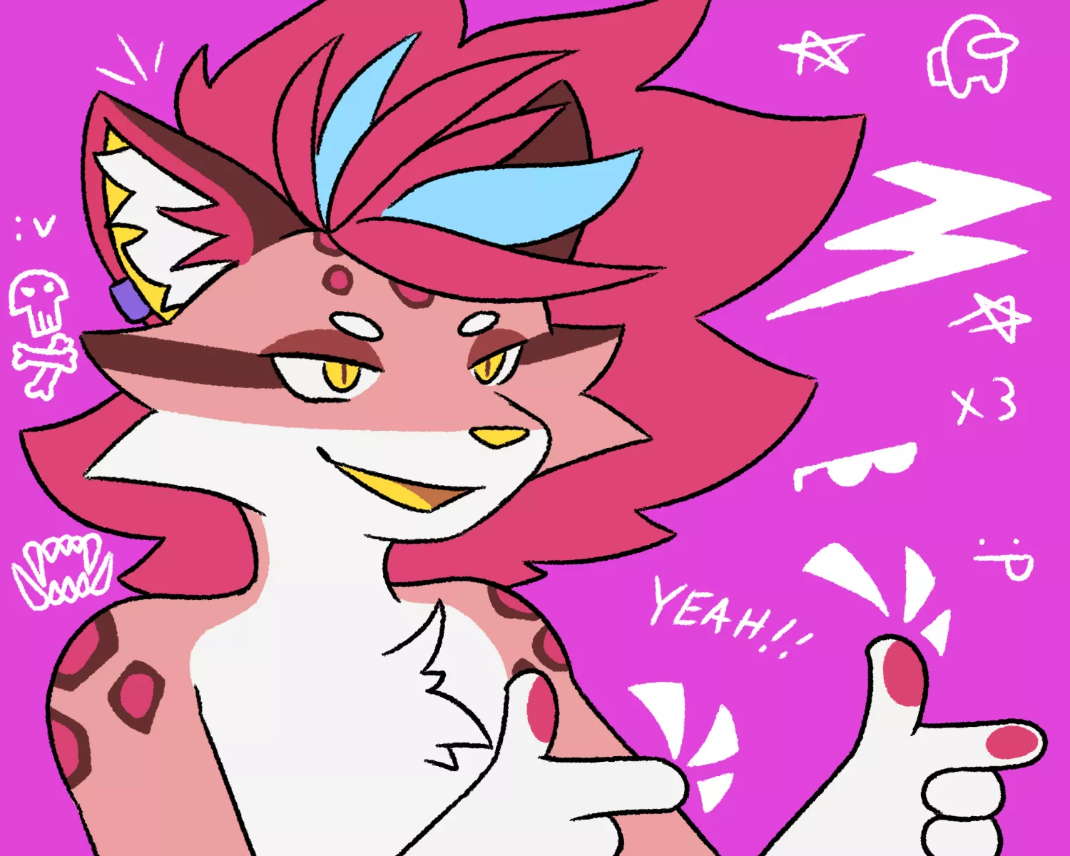 cool :P (art by me @milky_nyom) posted by milky_zzzz