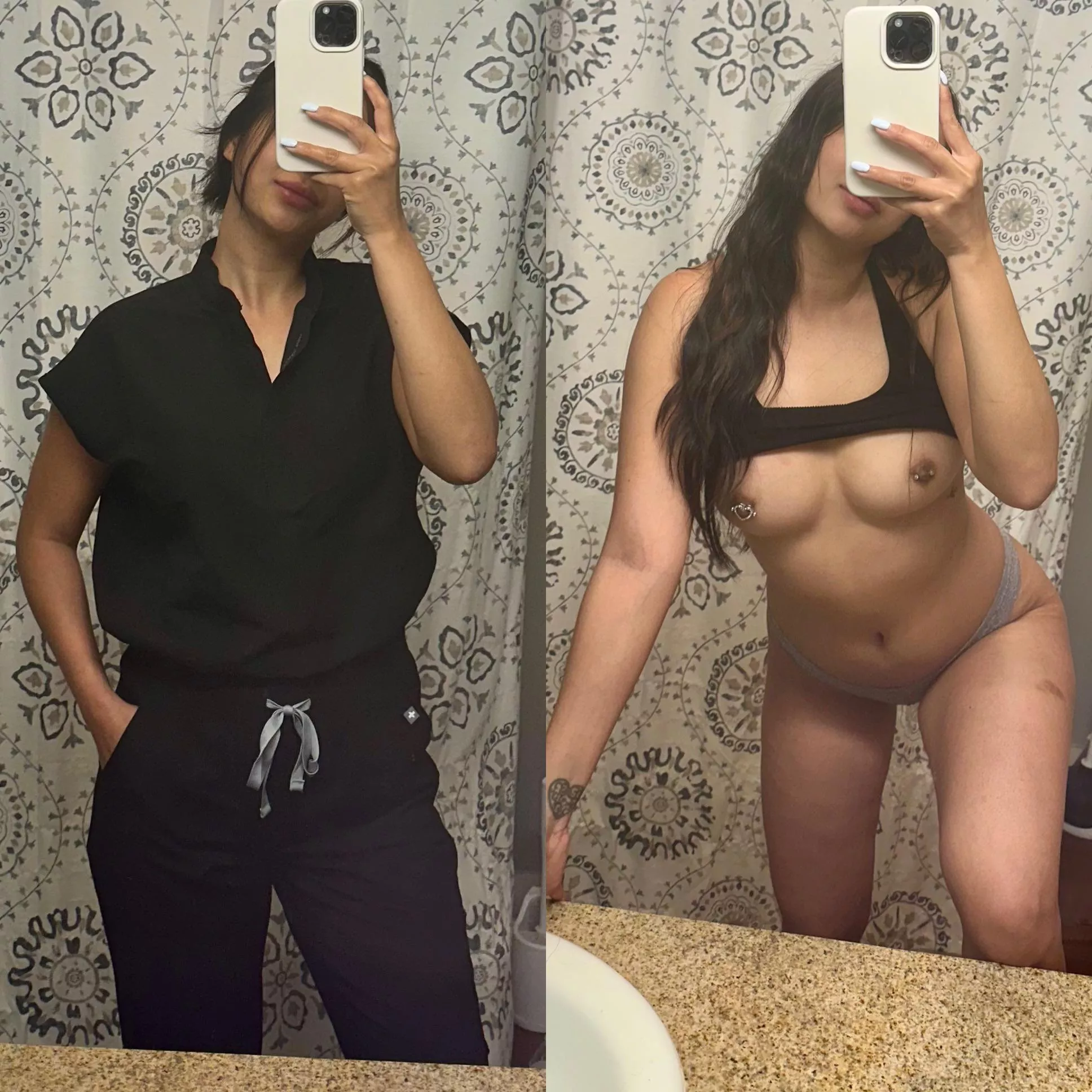 Do you like your nurses in scrubs or do you like a little less clothing 🙃 posted by hellokittyk