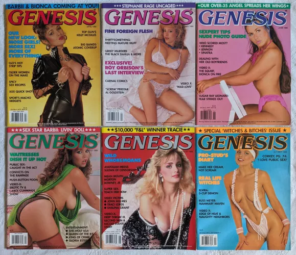 Genesis Magazine covers. 1989. by CafGardenWitch