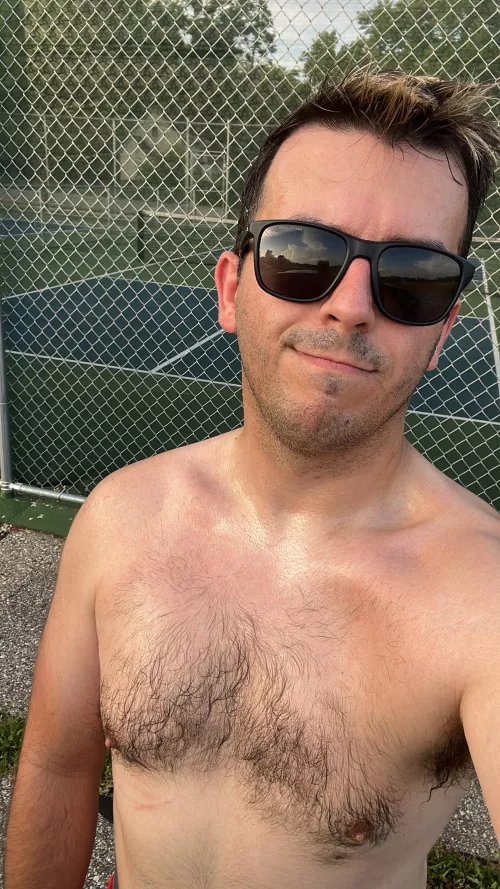 It’s a toasty week here! Still got some pickleball in though by lKipzl