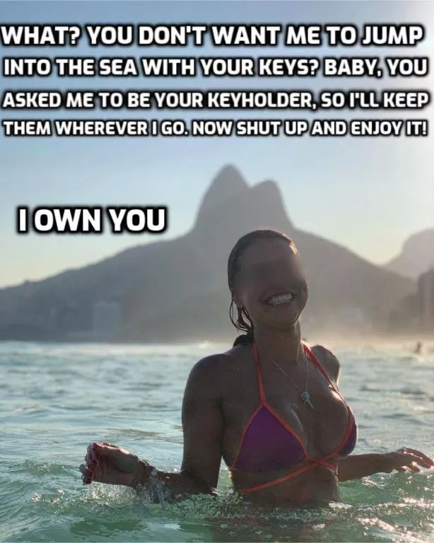 maybe she's enjoying the idea of being a keyholder a little too much posted by sheningan_ds