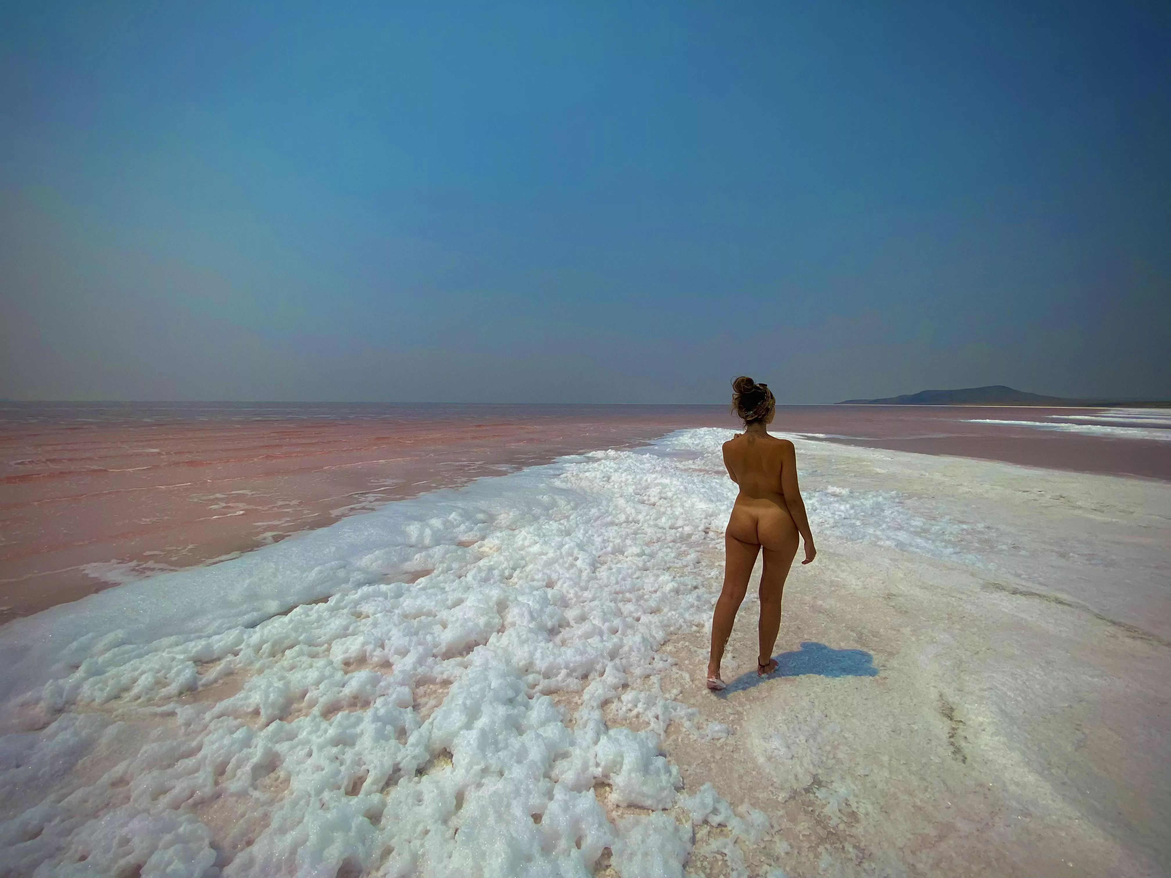 Nude walk on the Salt Lake ✨💓 posted by lolasrosebud