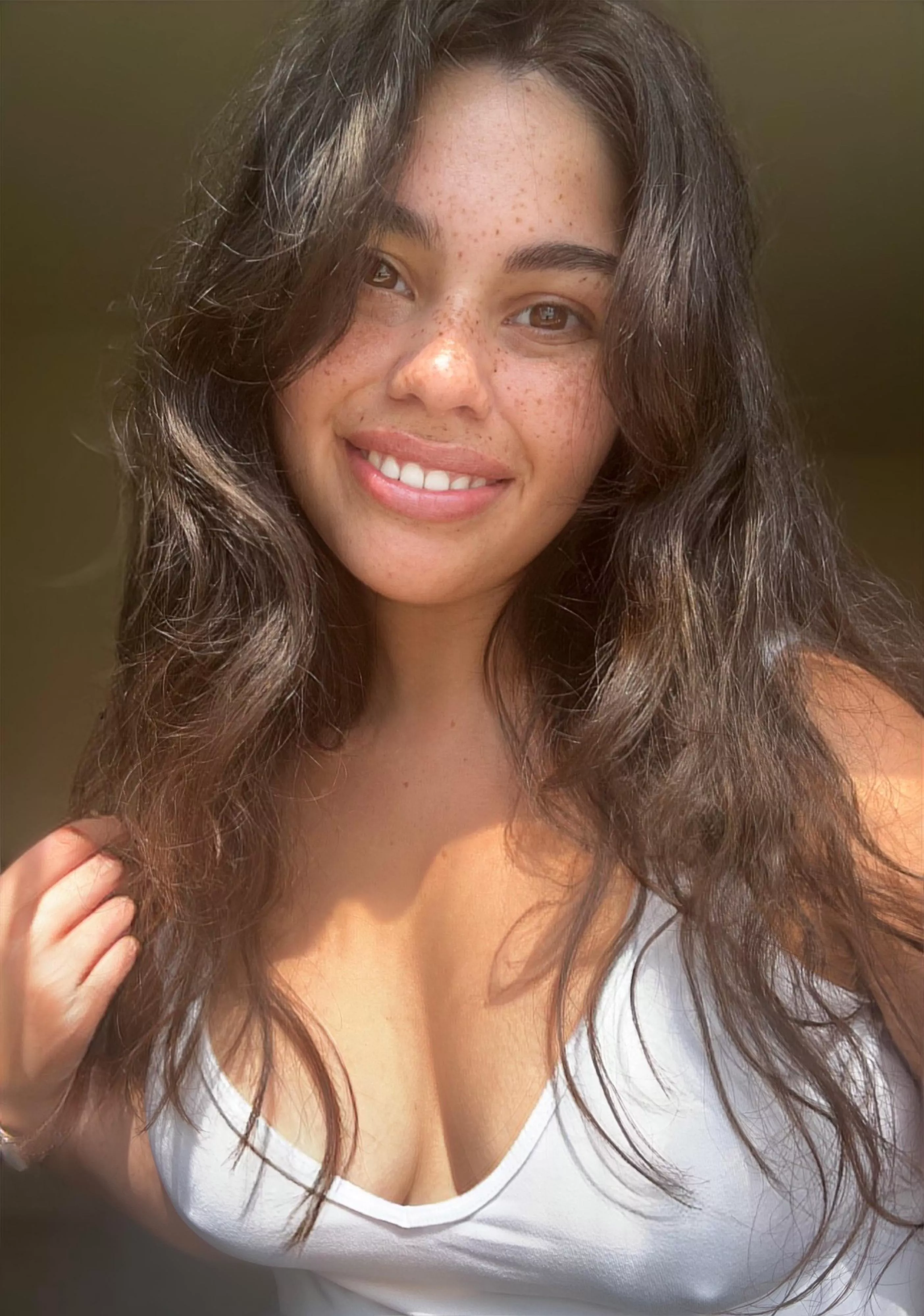 Pokies and freckles. What more could you ask for lol  posted by mollyzedolly