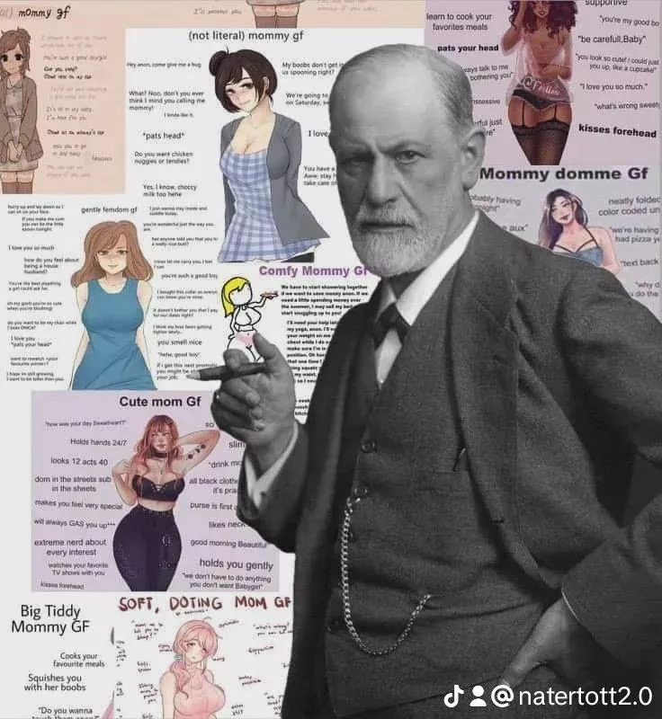 Sigmund Freud would be slapping his desk if he saw us today lol by nater_tott