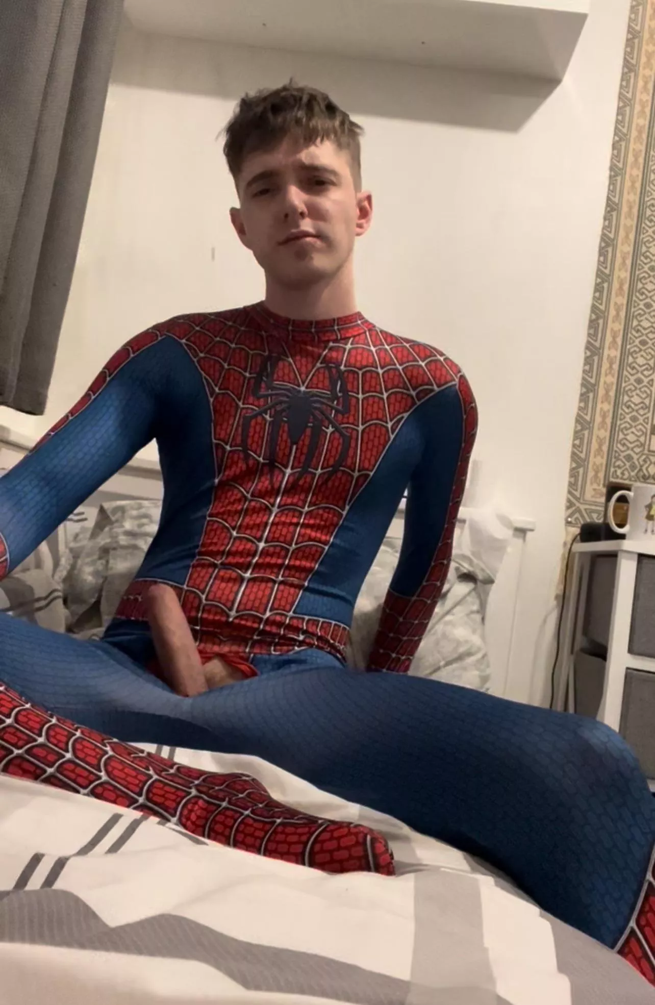 spidey to the rescue 😈🕷️ posted by yourprettyboi